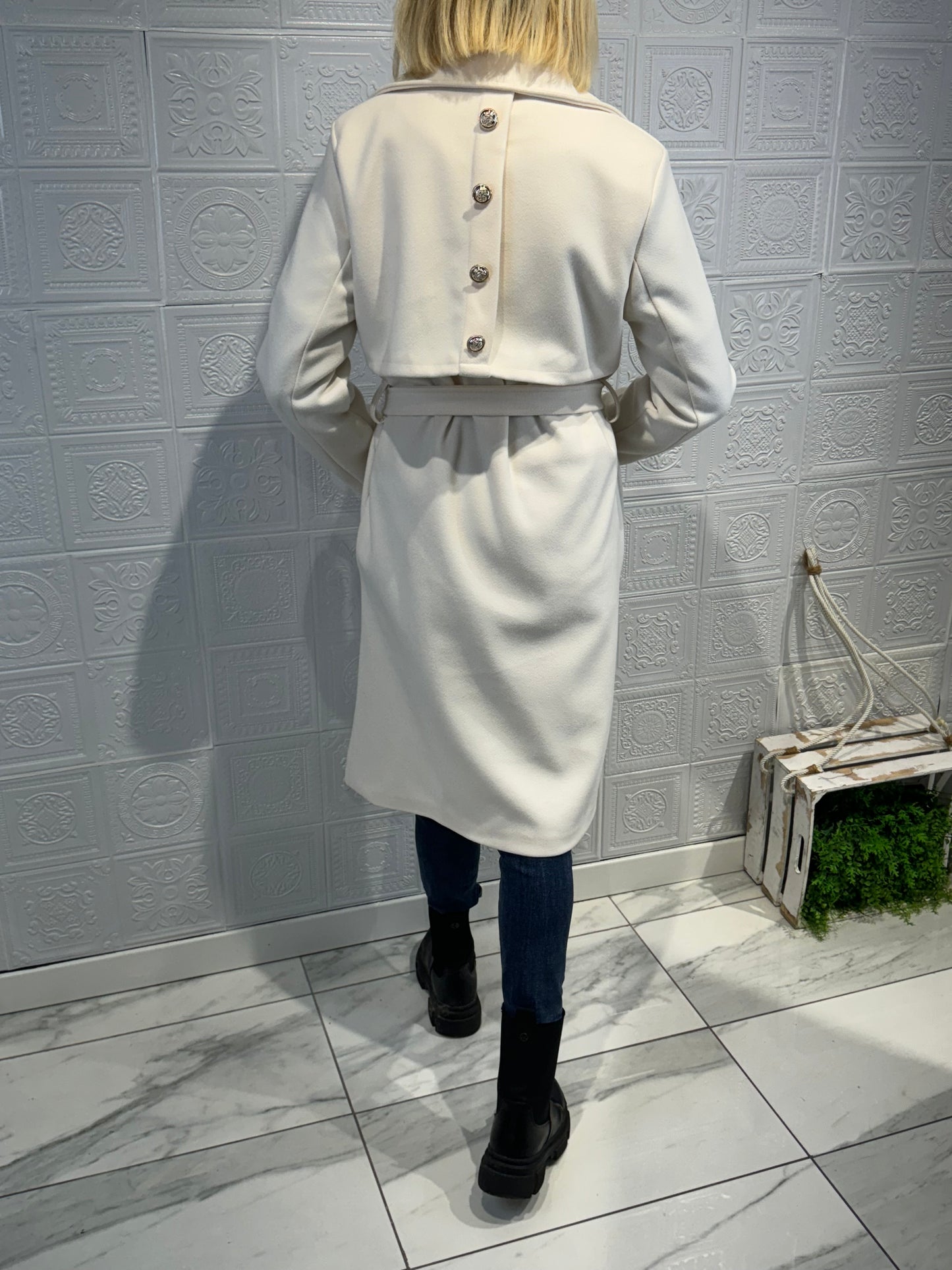 Cappotto Zaira Bianco