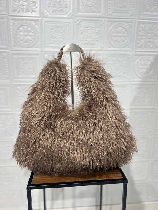 Borsa Big Pelo Beige