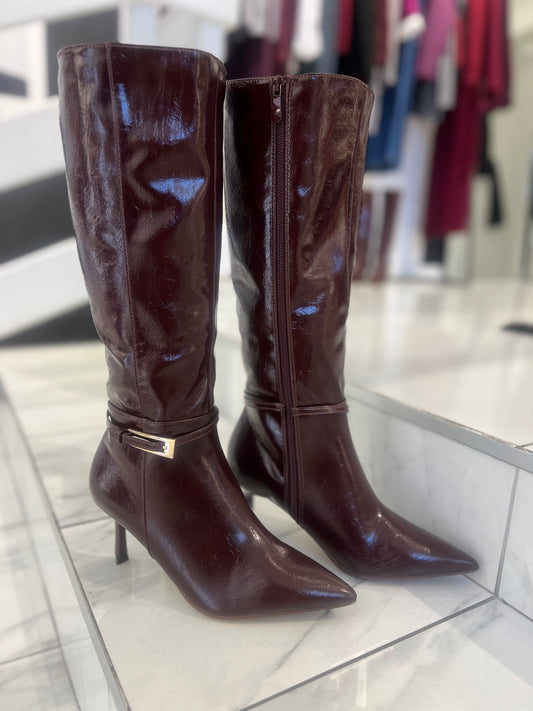 Stivali Alti Bordeaux
