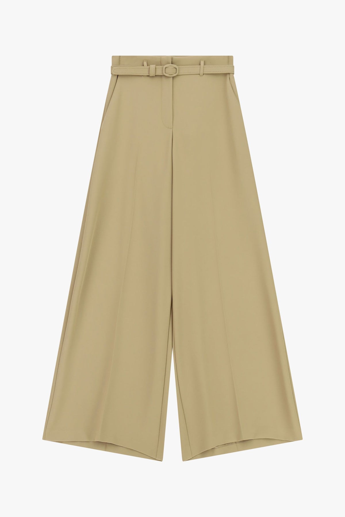 Pantalone palazzo beige