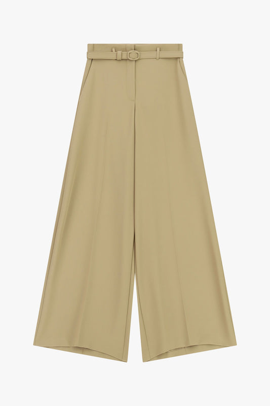 Pantalone palazzo beige