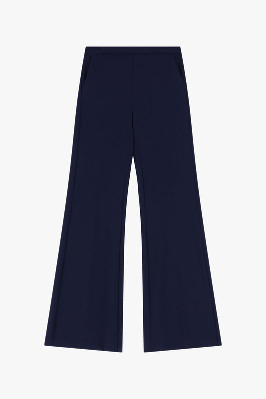 Pantalone smoking flare blu