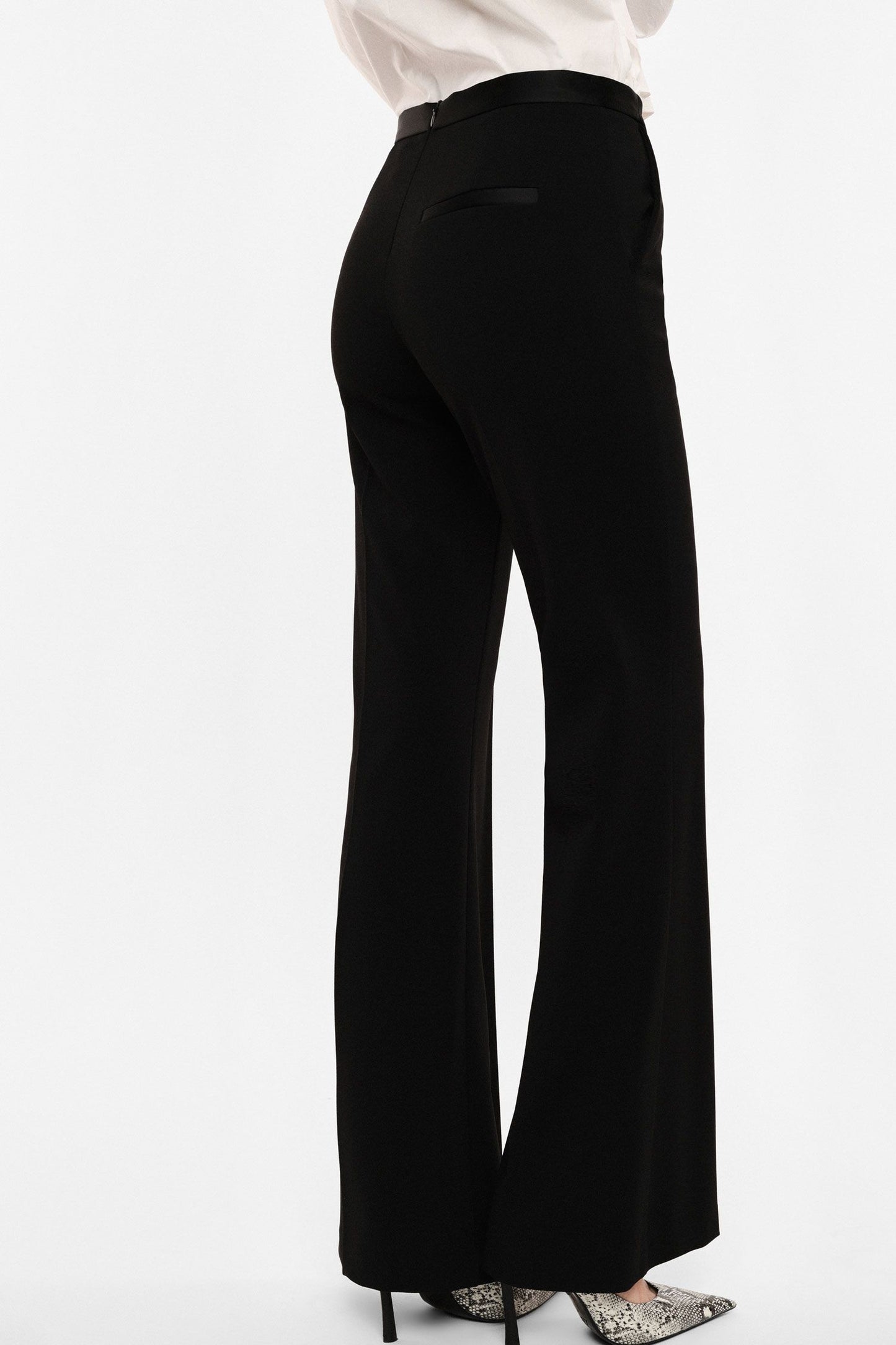 Pantalone zampa nero