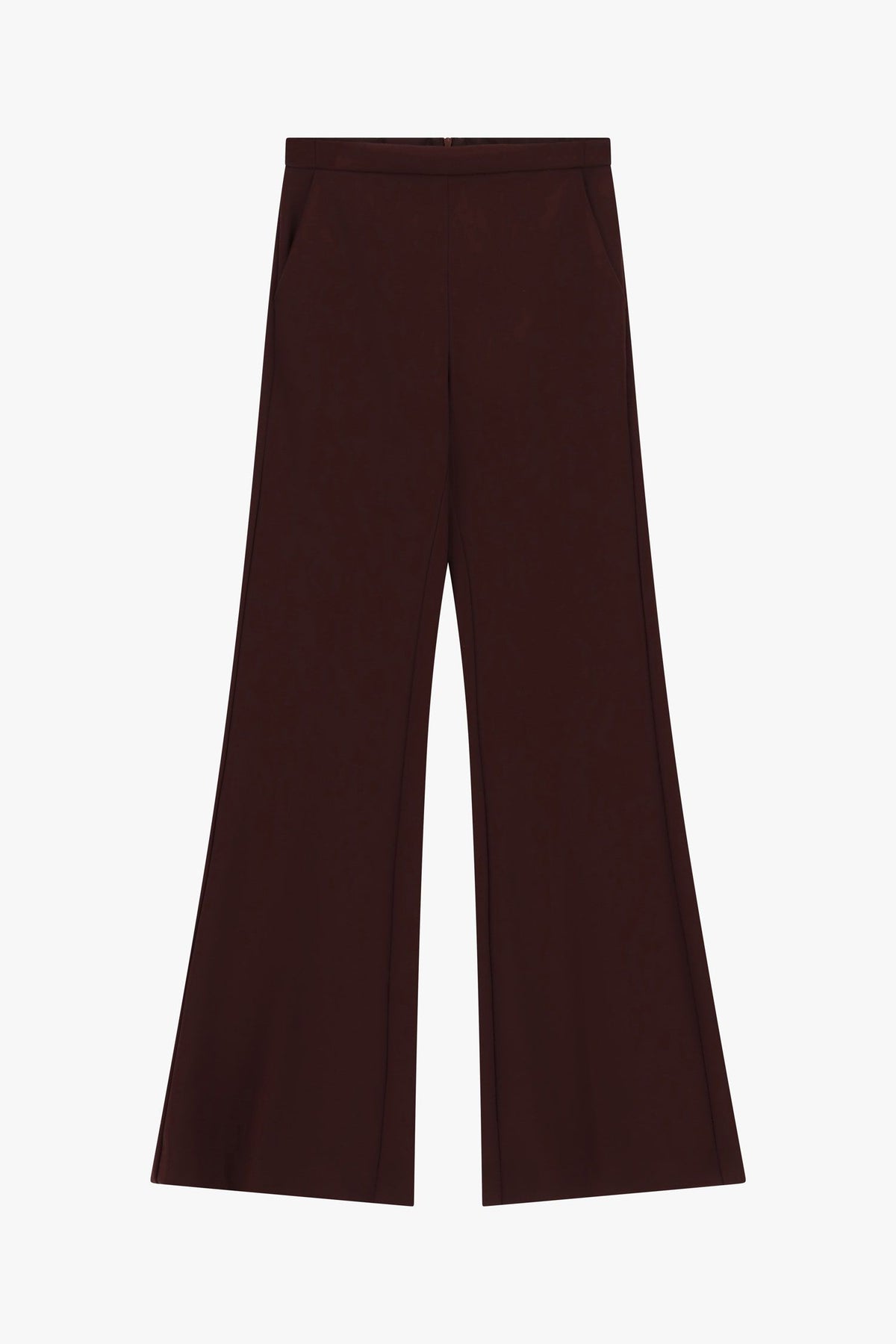 Pantalone zampa plum noir